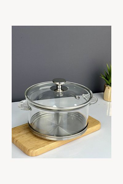 AROW Gusto 3 Liter Glass Pot with Induction Base