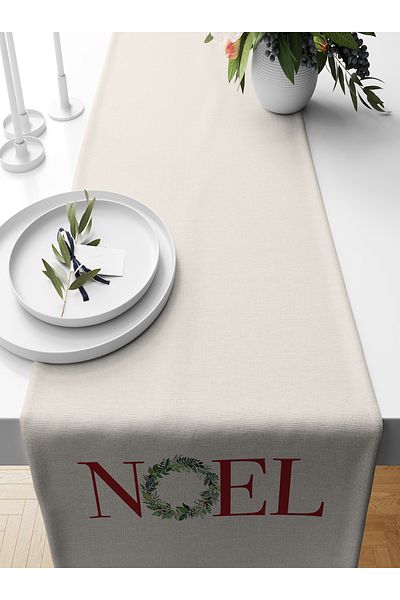 Bertille Home New Year Series - 140X40 cm Digital Printed Runner (Christmas Christmas)