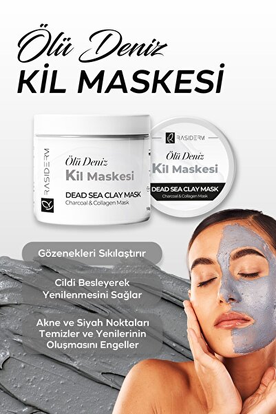 Rasiderm Collagen Ölüdeniz Kil Maskesi Leke Akne Ve Siyah Nokta Giderici 150 gr