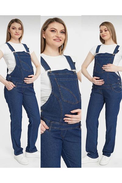 LİYACA Pregnant Salopette Overall