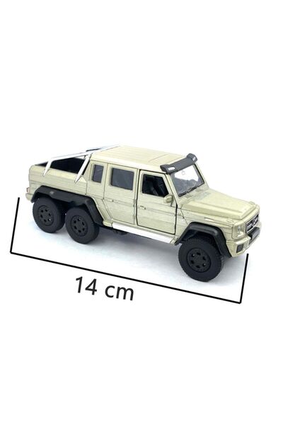 WELLY مرسيدس بنز G63 Amg 6x6 - لعبة سيارة سحب قطرة، نموذج سيارة مرخص 1:38