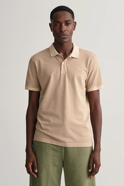 Gant Men's Gant Regular Fit Logo Polo - Beige
