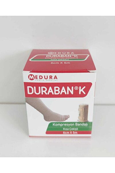 DURABAN Kompresyon Bandajı (kısa çekişli) 6mx5mt Lenfödem