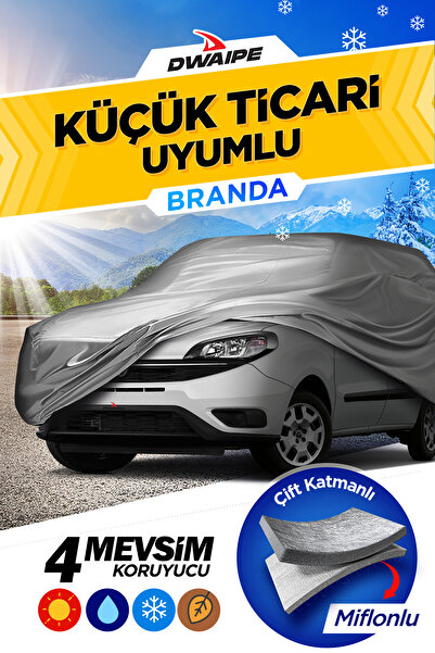 Dwaipe Küçük / Hafif Ticari Araçlar ( Doblo / Connect Vs.) Ile Uyumlu Oto Branda Araba Örtüsü Çadırı