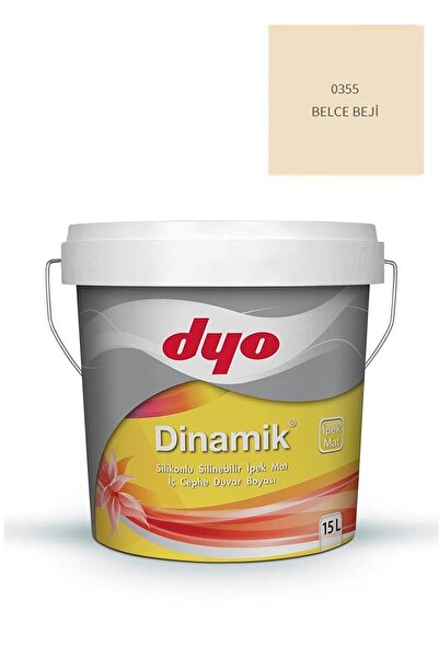 Dyo Dinamik Silikonlu Ipek Mat Silinebilir Iç Cephe Boyası 15 Lt [20kg] Belce Beji