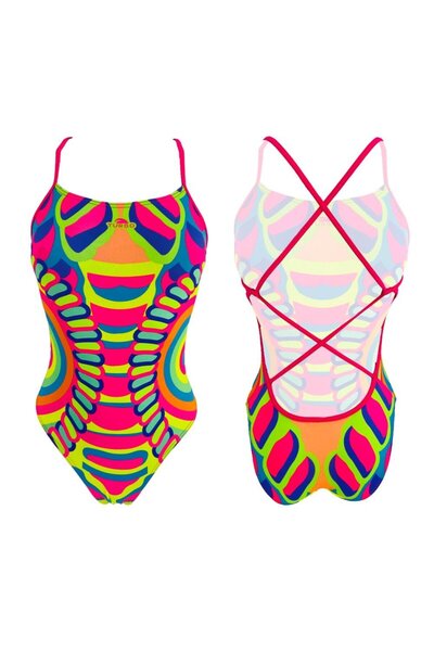 TURBO MAYO  PATTERN 'SIRENE'  TECHNIC FLUOR Pembe