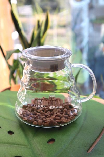 ALOHA Coffee Pot Glass 600ml