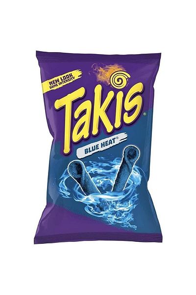 Takis Blue Heat 113.4Gr Blue Chips, Sour Chips