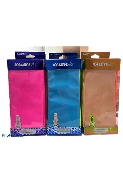 Kalemlig | Rainbow Double Faux Leather Two-Compartment Pen Holder