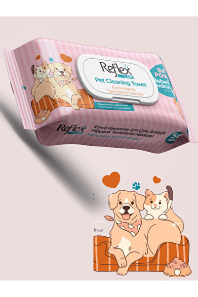 Reflex Evcil Hayvanlar İçin Çok Amaçlı Hijyenik Temizlik Havlusu Pet Cleaning Towel  (petshop)