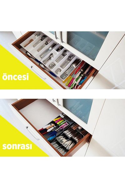 marvella comfortline 2 Row Drawer Knife Holder 14*39 Cm Knife Organizer Knife Organizer