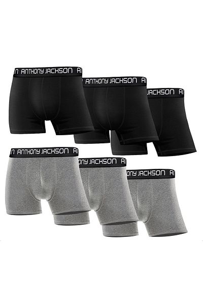 ANTHONY JACKSON Lycra Box 6 Pack Premium Ανδρικό Boxer Quinn