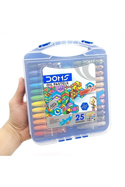 doms Çantalı Yağlı 25Lİ Pastel Boya