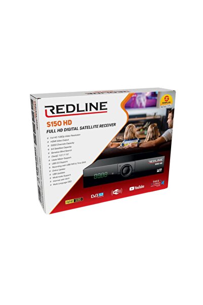 Redline REDLİNE S150 SUNPLUS İŞLEMCİLİ KASALI SCART+HD UYDU ALICI