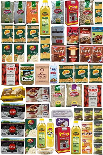 Marketcidenal Ramazan Erzak Yardım Paketi 55 Parça Kumanya Kolisi