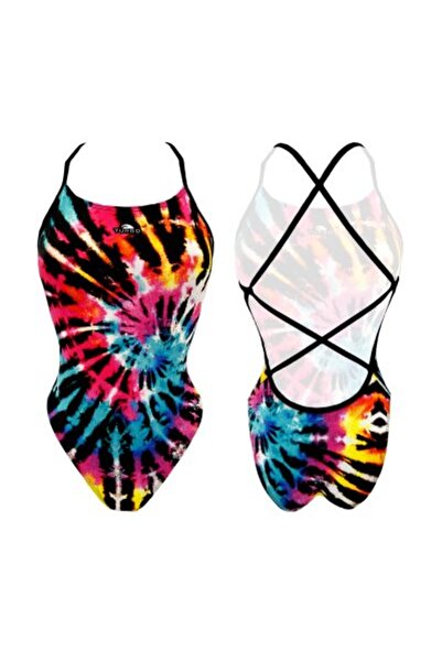 TURBO KADIN MAYO SWIMSUIT PATTERN 'SIRENE'  TIE-DY