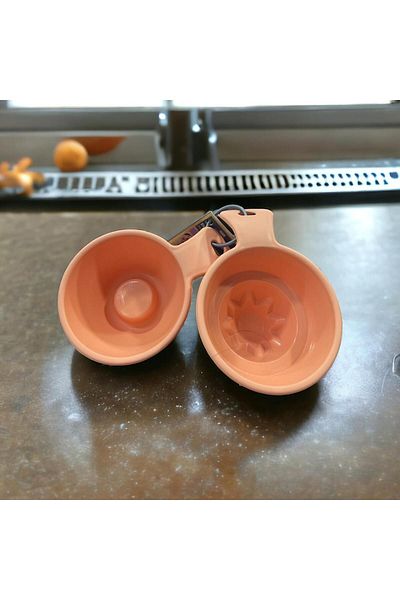 LUCKYHOMES Different Shaped 2-Piece Halva Rice Container with Holder - Presentation Serving Mold