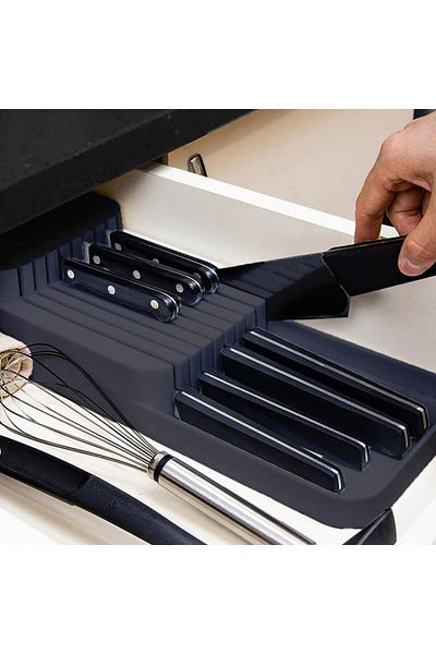 marvella comfortline 2 Row Drawer Knife Holder 14*39 Cm Knife Organizer Knife Organizer