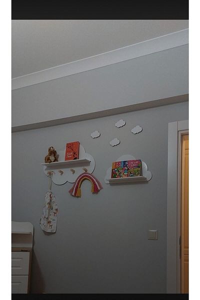 EMTA Cloud Shelf Cloud Hanger Set of Two