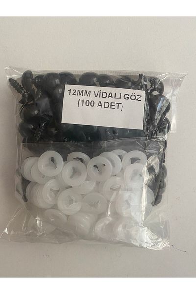 AYCEM Amigurumi Locked Eye 12mm 100 Pieces 50 Pairs