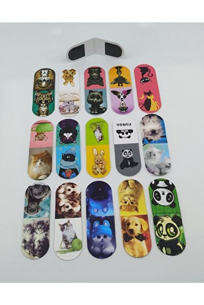 Giftsturkiye Kitap Ayracı İçi Mıknatıslı Ufak Ebat Sevimli Hayvanlar 15 Adet