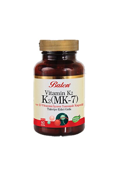 Balen مكمل غذائي بكبسولة ناعمة يحتوي على فيتامين K2- K2 وفيتامين D