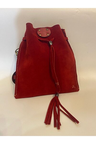 Yaban Collection Yaban El Yapımı Hakiki Süet Deri Postacı Kadın Çantası 1923