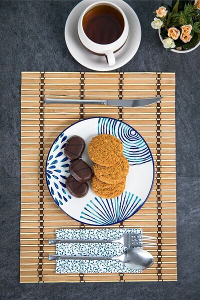 SepetçiBaba 6 قطع دومينيكان - خدمة أمريكية من الخيزران