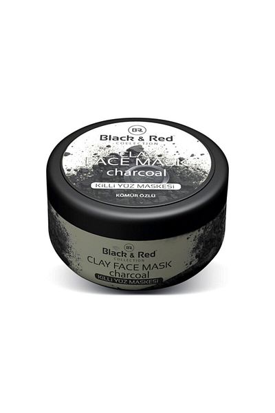 Black Red Black&red Clay Face Mask Charcoal Clay Face Mask 400 gr