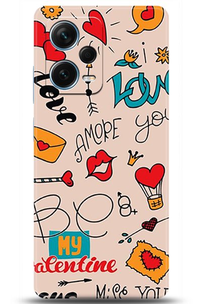 adveksiyon Xiaomi Redmi Note 12 Pro Plus Case Hd Printed Case - Followed Inst...