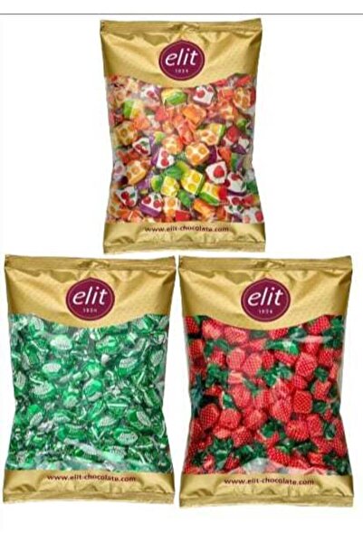 Elit Çikolata Şeker Seti 3'lü 3000 gr