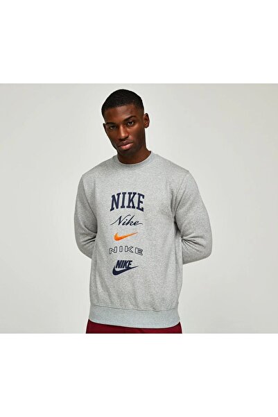 Nike Club Crew Stack Erkek Sweatshirt