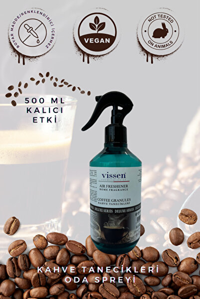 COFFEE GRANULES / KAHVE TANECİKLERİ Oda ve Çamaşır Spreyi 500 ml