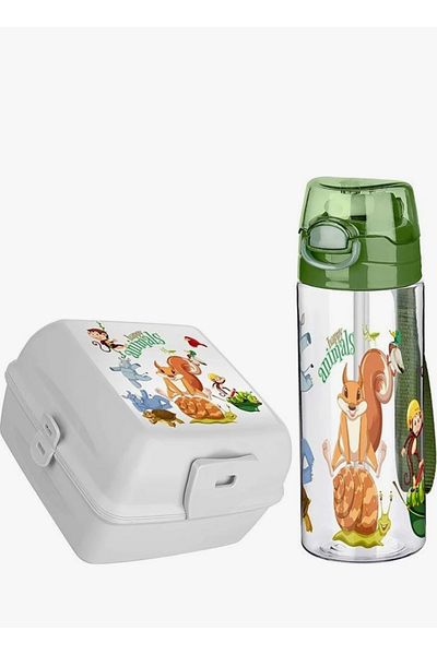 Hane216 Schooly Flask Feeding Bowl Set