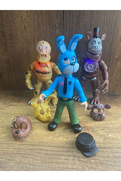scntoys Five Nights At Freddys Aksiyon Figür Oyuncak 3 Lü Set Freddys Oyuncak...