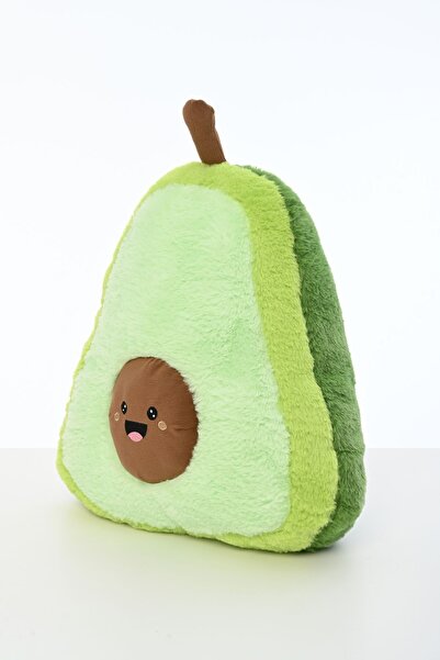 Pufu Toys Avakado Yastık Oyuncak Peluş Uyku Arkadaşı Yeşil 45 Cm