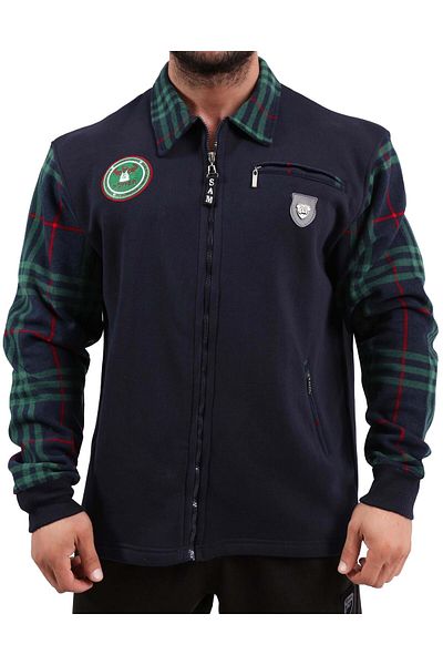 Big Sam Winter Plaid Zippered Lumberjack Tracksuit