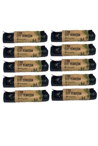 Genel Markalar Jumbo Boy Cop Posetı 80x110 Cm (100ad) Sıyah Dayanıklı Esnek