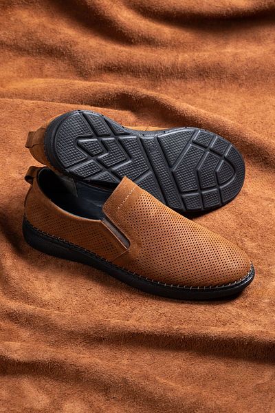 SELİN SOYLU Men's Genuine Leather Shoes, Casual Shoes, Summer Shoes, Loafer Shoes