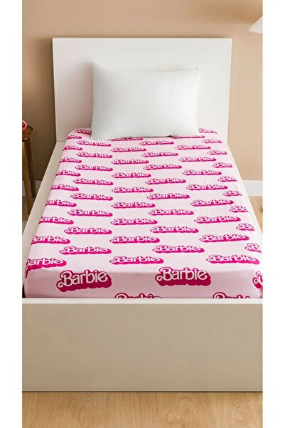 LC Waikiki Lcw Home Pink Barbie Printed - Single Baby Bedsheet