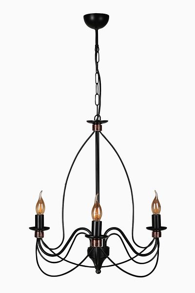 Lumexx Berfin Black Rustic Set of 3 - 7755-3