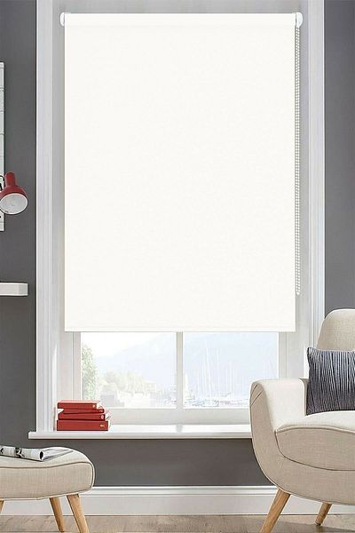 Kidmex Ecru Bamboo Roller Blind Skirt - Sliceless