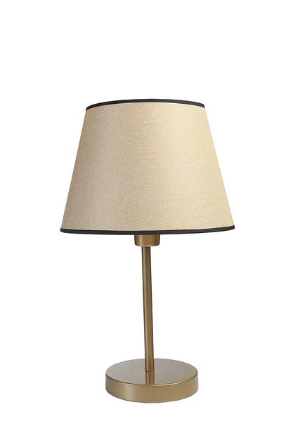Lumexx ALA Antique - Primit Table Lamp with Open Wicker Lampshade