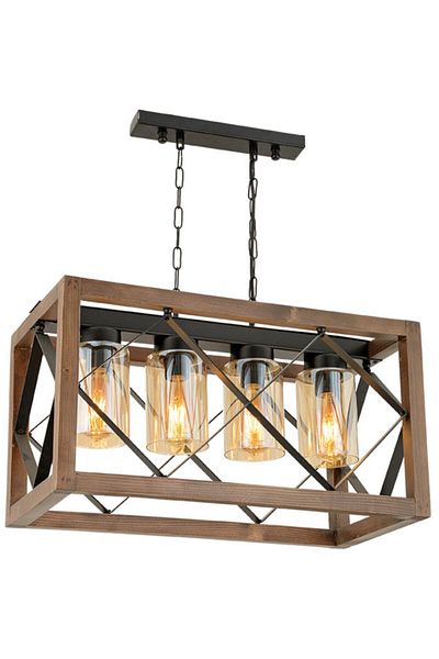 Lumexx Zigzag Set of 4 Glass Chandelier