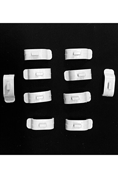 Kidmex Zebra Stor Perde 10'lu Plastik Korniş Montaj Aparatı