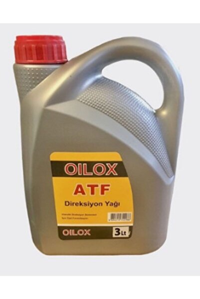 LUBCO Oilox Atf New Yeni Model 3 Litre Hidrolik Direksiyon Yağı Kırmızı Ü.t 2023
