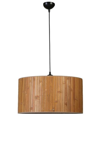 Lumexx BAMBU 01 - Single Pendant Chandelier with Lampshade