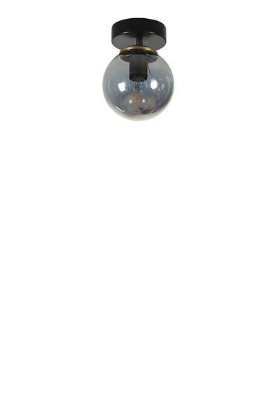 Lumexx Black Fume Glass New Single Chandelier