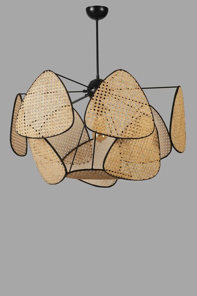 Lumexx HERA 9+1 RATTAN AVİZE