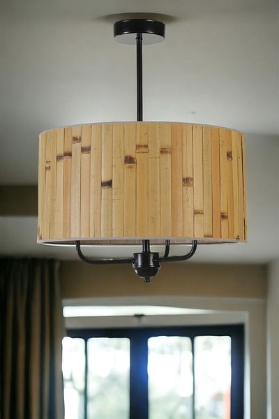 Lumexx BAMBU 02 - 3-Piece Pendant Lamp Chandelier Set